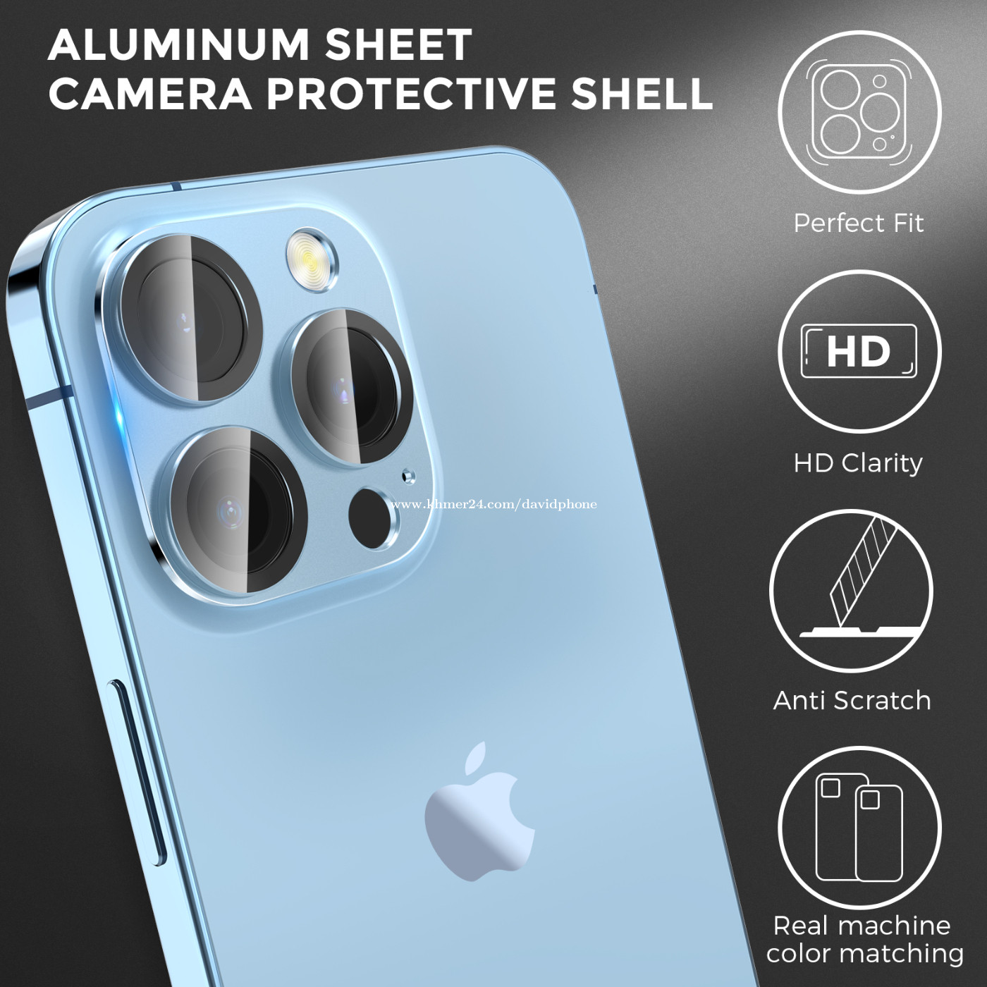 iPhone 13 Pro Max Camera Lens Protector in Phnom Penh, Cambodia on