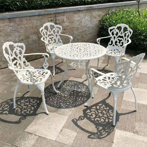 ឈុតតុមូល មានកៅអី4  ( Outdoor Set Table & Chairs )
