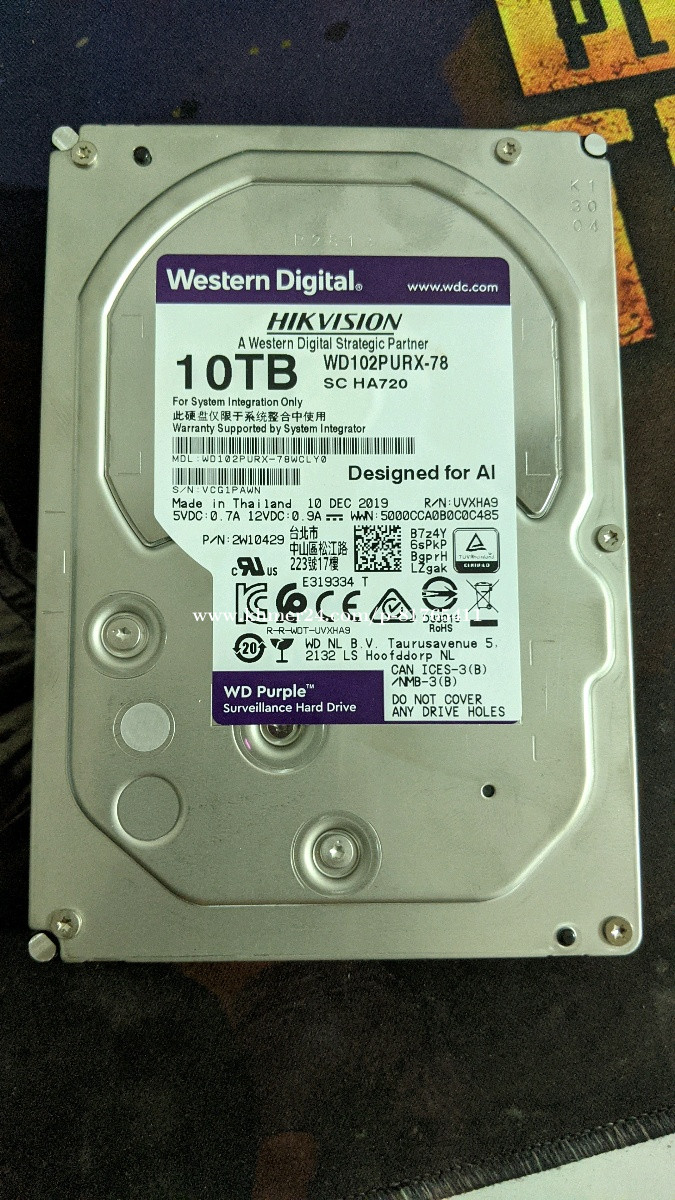 HDD 10 TB តំលៃ $179.00 ក្នុង ភ្នំពេញ