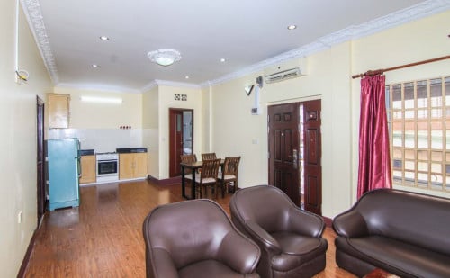 BKK3 area | Spacious Fully furnished 2-bedrooms for rent near Toul Sleng Museum