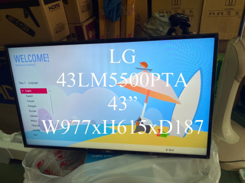 LG43LM550PTA( New LED TV 43&quot;/ទូរទស្សន៍ស្តើងថ្មីទំហំ43&quot;