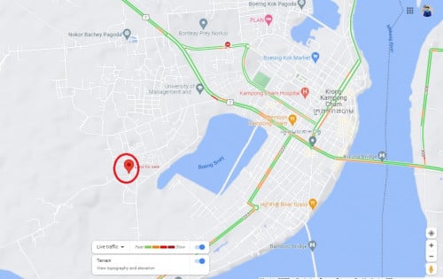 លក់ដីផ្ទាល់ខ្លួន តំលៃធូរៗ ទំហំធំ ទីតាំងល្អក្នុងក្រុងកំពង់ចាម  Land For Sale