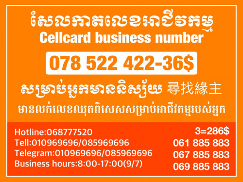 cellcard-special-number-for-the-business-in-phnom-penh-cambodia-on