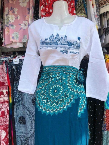 អាវអង្គរ សំពត់ចង
