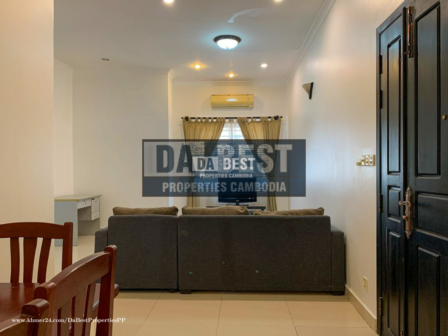 DABEST PROPERTIES: 2 ​​Bedroom Apartment for Rent Near Bassac Lane- Tonle Bassac