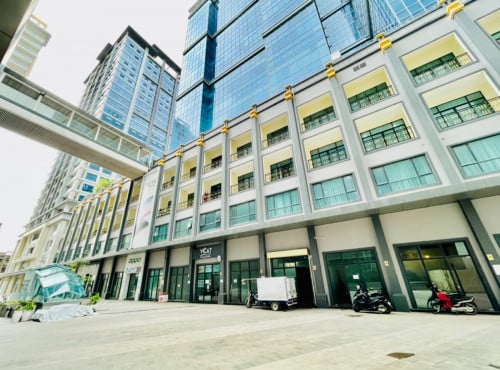 Ground Floor-Two Commercial ShopHouses For Rent In Olumpia City BS: 8x12m, 1,700$ Per Month