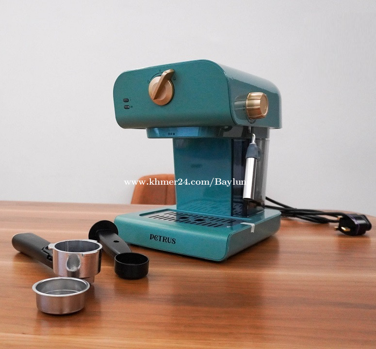 Espresso Coffee machine. Model Petrus PE3320 👍 👍☕️ Price 145 in Phnom
