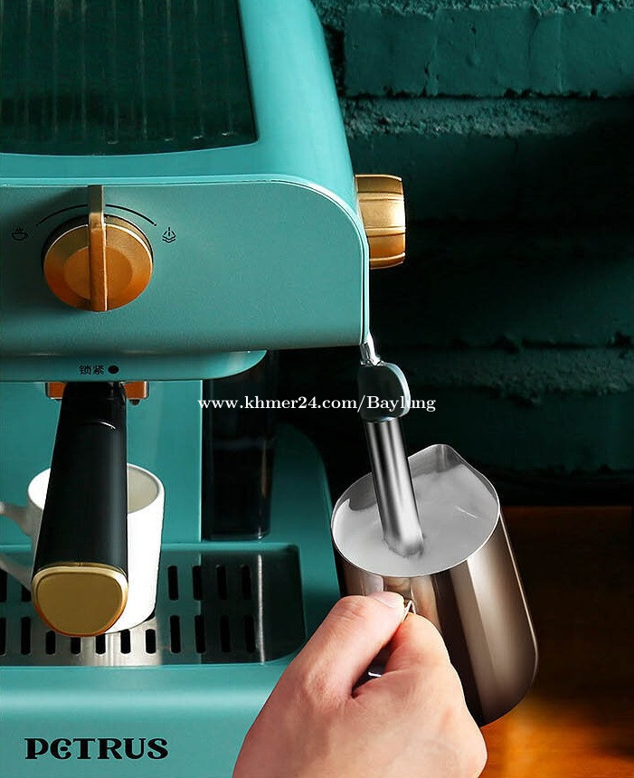 Espresso Coffee machine. Model Petrus PE3320 👍 👍☕️ Price 145 in Phnom