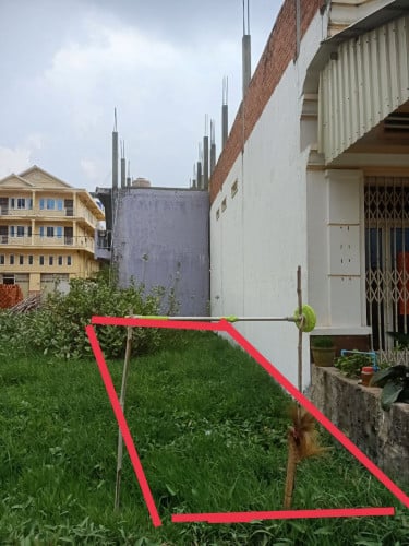 ដីសម្រាប់លក់ ទំហំ 5m x 15m (75m2)