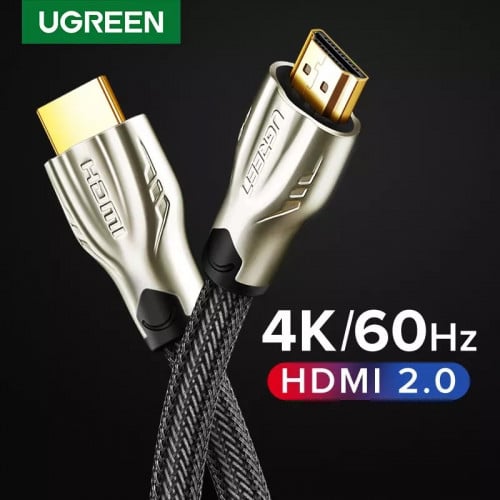 UGREEN HDMI 2.0 Carbon Fiber Zinc Alloy Cable 1m 3m 5m 50106