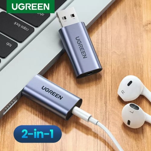UGREEN USB-A To 3.5mm External Stereo Sound Adapter  80864