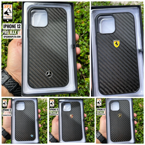 iPhone 12 Pro Max Carbon fiber case car brand in Phnom Penh, Cambodia