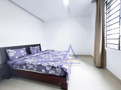 BKK area | Service apartment one-bedrooms with elevator for rent at Boueng Keng Kong 3