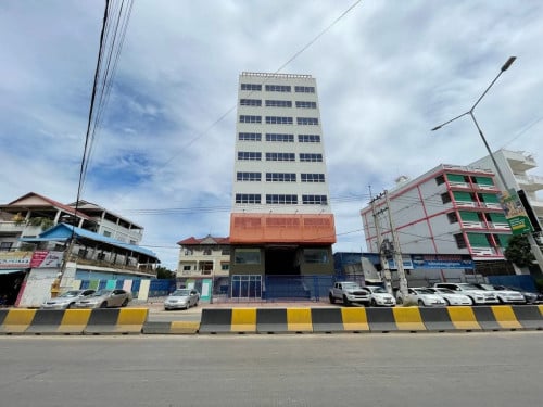 Building For Rent Near CAMKO City, Building Size: 14m x 36m, 5,000sqm, 54 Rooms, 10 Floors, 24,000$