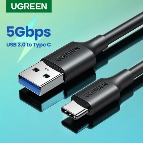 UGREEN USB 3.0 A to Type C Cable Nickel Plating 2m (black) 20884