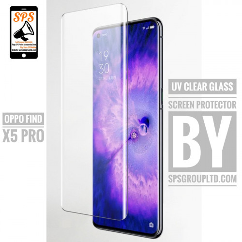 Oppo Find X5 pro UV clear Glass screen protector Price 8 in Phnom Penh