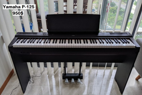 Yamaha Digital Piano P48 Yamaha P125 ថ្មីបកកែស