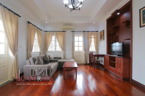 Toul Kork area| Spacious 1 bedroom serviced apartment| Gym