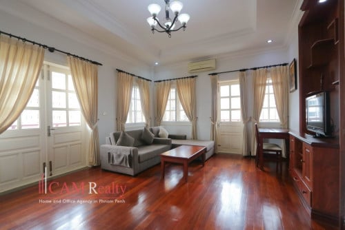 Toul Kork area| Spacious 1 bedroom serviced apartment| Gym