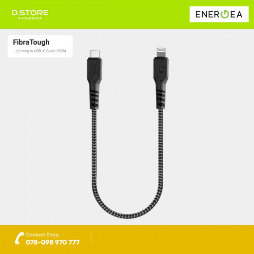 ENERGEA - FibraTough Lightning to USB-C 30CM-Cable