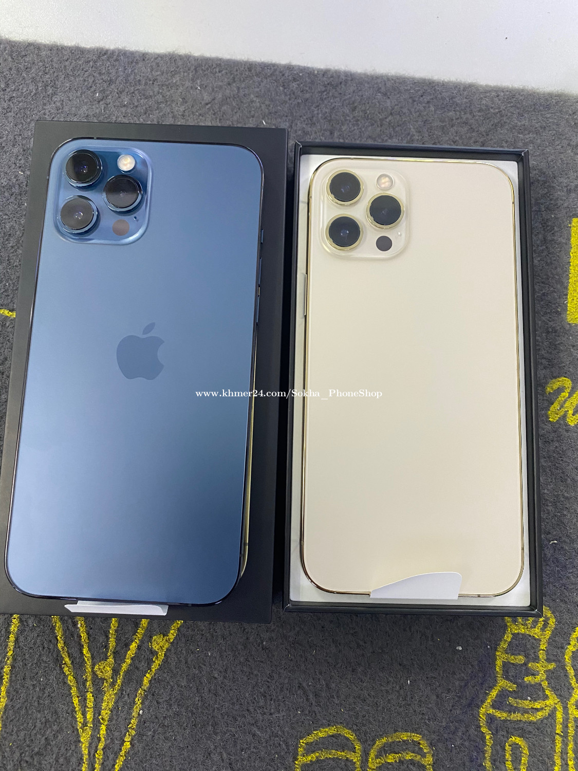 iPhone 12 Pro 256G blue color Price $780 in Phnom Penh, Cambodia