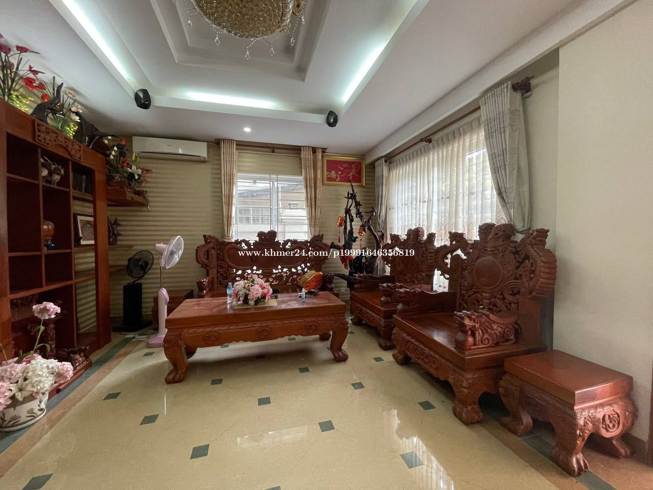 Twin Villa For Rent In Borey Peng Hout Boeung Snor D Price $1200.00 In ...