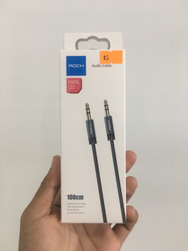 ROCK - Audio Cable 100cm (3.5mm Jack)