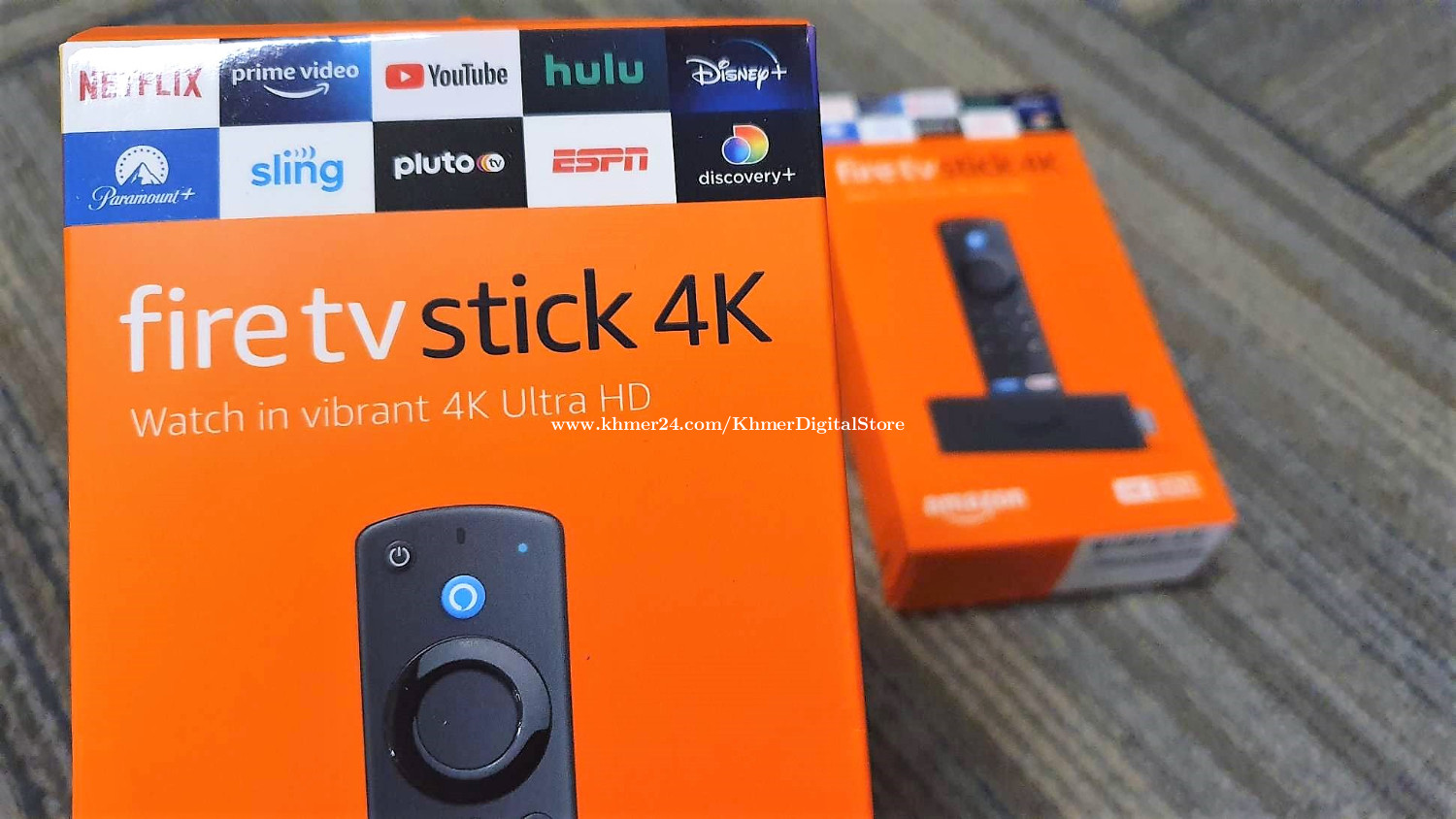 Fire TV Stick 4K, Ultra HD, Dolby Vision, with Alexa Voice Remote  Price $69.00 in Voat Phnum, Cambodia - Khmer Digital Store