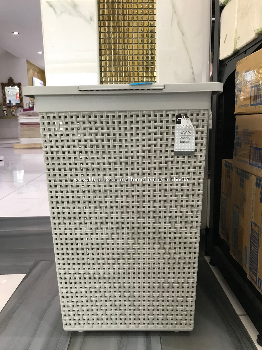 កន្រ្តកដាក់ខោអាវ Laundry basket Price 40.00 in Phnom Penh, Cambodia