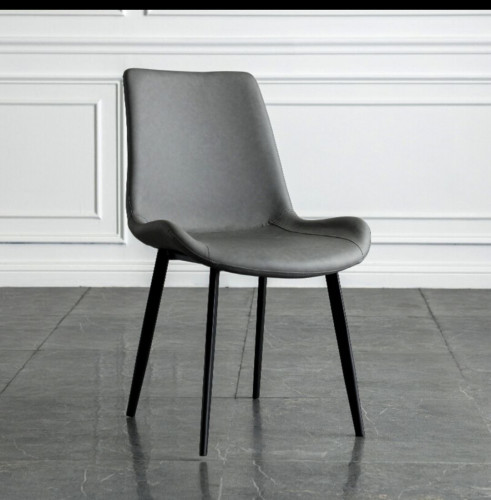 \u2705 Leather Dining Chair: កៅអីញុំាបាយស្បែក