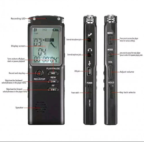 digital voice recorder good guality clear voice
