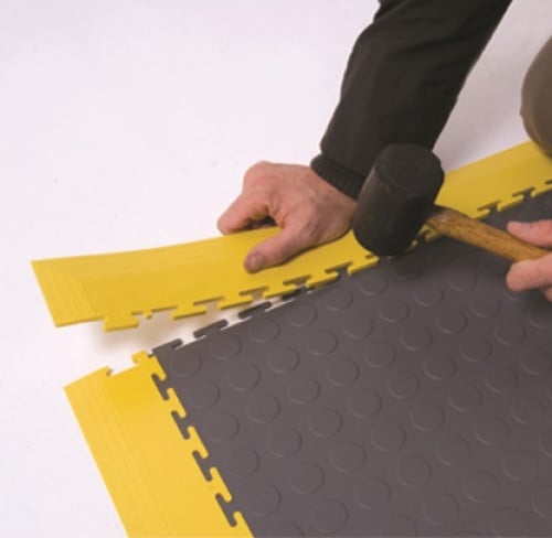 កម្រាលជ័រ CG06R Flooring round smooth surface