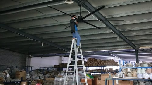 កង្ហាខ្នាតធំ  Fancy Ceiling Fan HVLS (SLF 2174 )