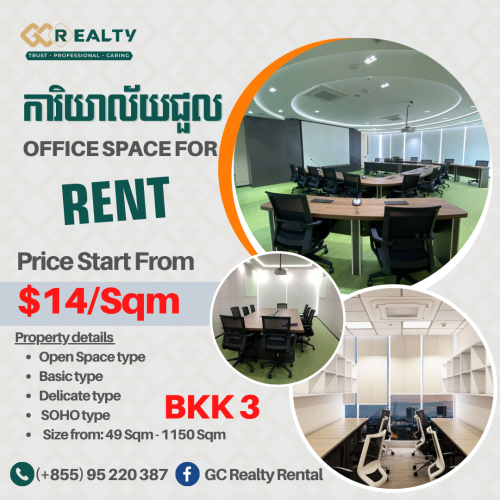 Office Space for rent with Special Price Offered