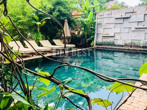 2 Bedroom with Swimming Pool Apartment for Rent in Siem Reap - Sala KamReuk