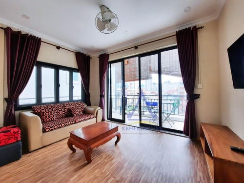 BKK3 area | Spacious Fully furnished 1 bedrooms for rent near Toul Sleng Museum