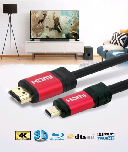 Micro HDMI to HDMI Cable