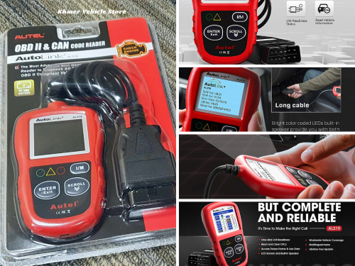 Autel AutoLink AL319 OBD2 Scanner Automotive Engine Fault Code Reader CAN Scan Tool