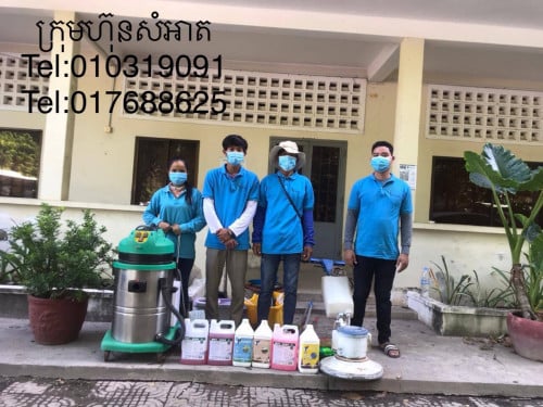 ក្រុមហ៊ុន Queen cleaning service ធានាម៉ាស្អាត