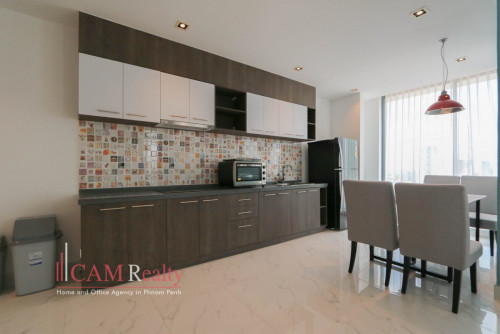 Brand new 2 bedrooms serviced apartment for rent in BKK1 area – Phnom Penh