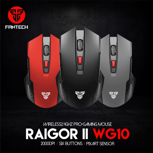Fantech Raigor Ii Wg10 Wireless 2.4ghz Gaming Mouse Pixart Sensor 2000