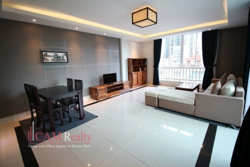 1 bedroom serviced apartment for rent in Phnom Penh| Pool & Gym