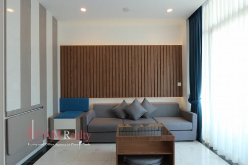 프놈펜에 임대 주택 BKK1 area | 1 bedroom serviced apartment for rent in Phnom Penh| Swimming pool & Gym