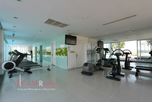 BKK1 area| 2 bedrooms serviced apartment for rent in Phnom Penh| Swimming pool & Gym