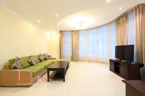 2 bedrooms serviced apartment for rent | Pool, Gym, Steam & Sauna