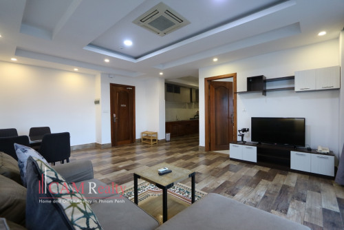 Spacious modern style 1 bedroom serviced apartment for rent in Prampi Makara, Phnom Penh