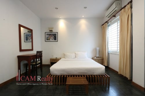 BKK1 | Western style studio serviced apartment for rent in Phnom Penh