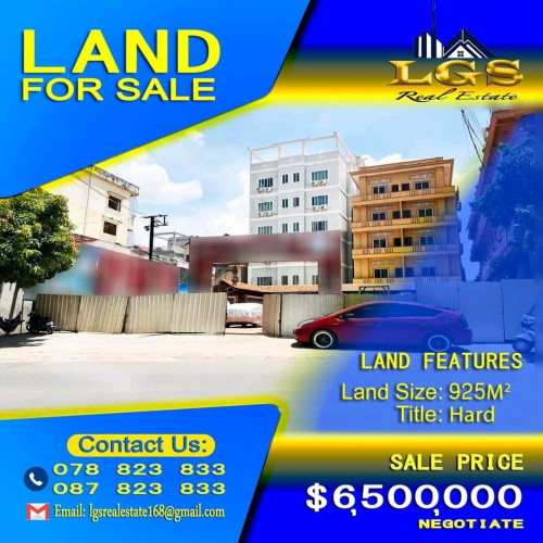📣ដីសំរាប់លក់/Land For Sale in Boeng Trabaek, Chamkar Mon, Phnom Penh