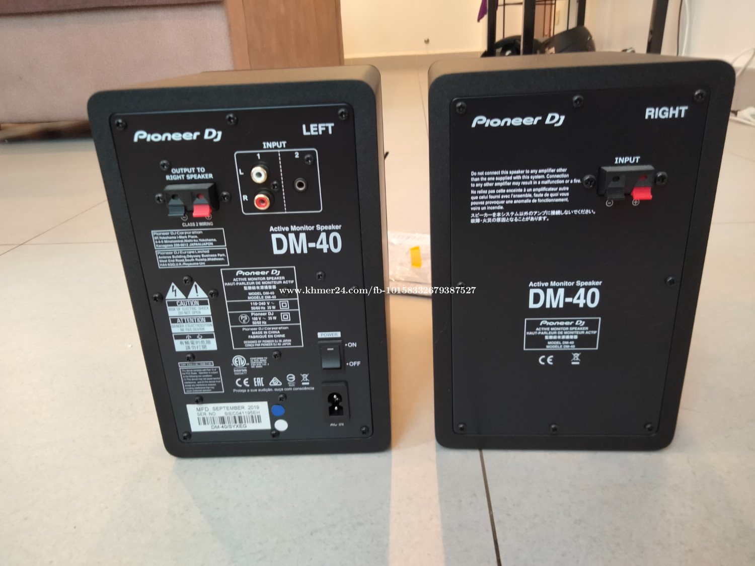 Pioneer DJ DM40 Monitor Active Speakers Price 100 in Phnom Penh