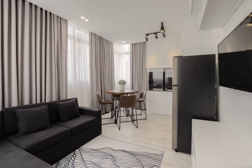 Service Apartment 2 beds for rent near Olympia mall | Phnom Penh Tower